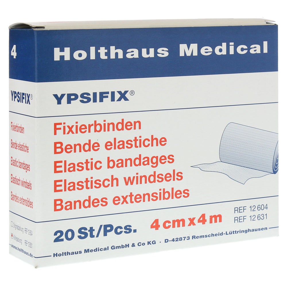 Holthaus Medical YPSIFIX Fixierbinden 20-fädig, lose (20 Stck.) - 4 m x 4 cm 20 St