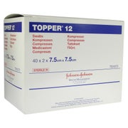 Topper 12 Kompressen 7,5x7,5 cm steril 40X2 St