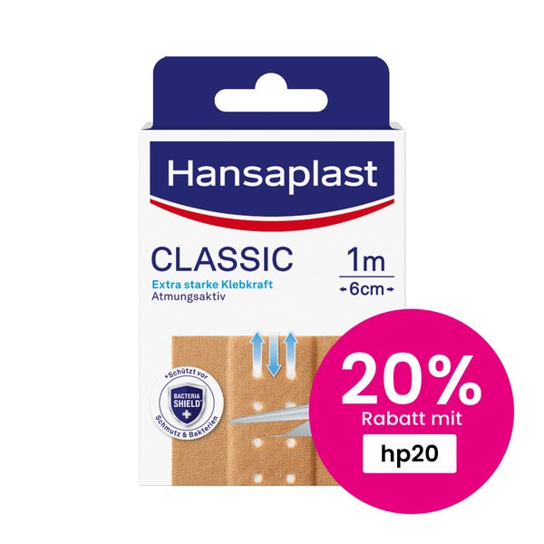 Hansaplast Classic Pflaster 6 cmx 1 m 1 St