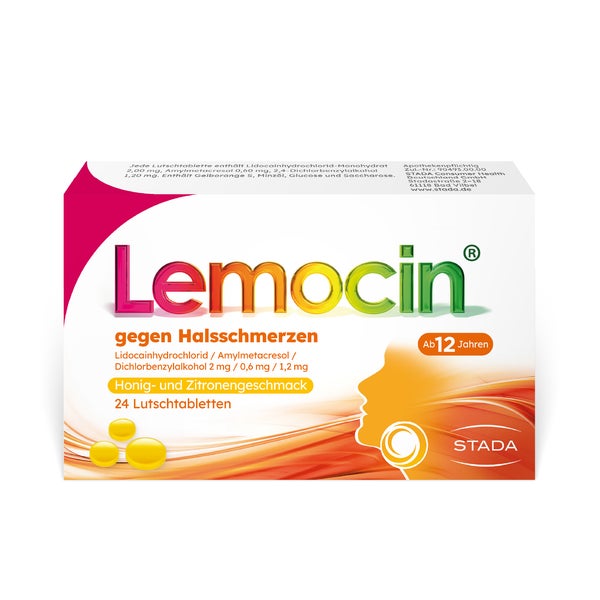 Lemocin Honig-Zitronengeschmack 24 St