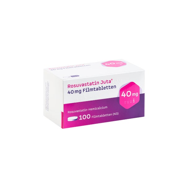 Rosuvastatin Juta 40 mg Filmtabletten 100 St