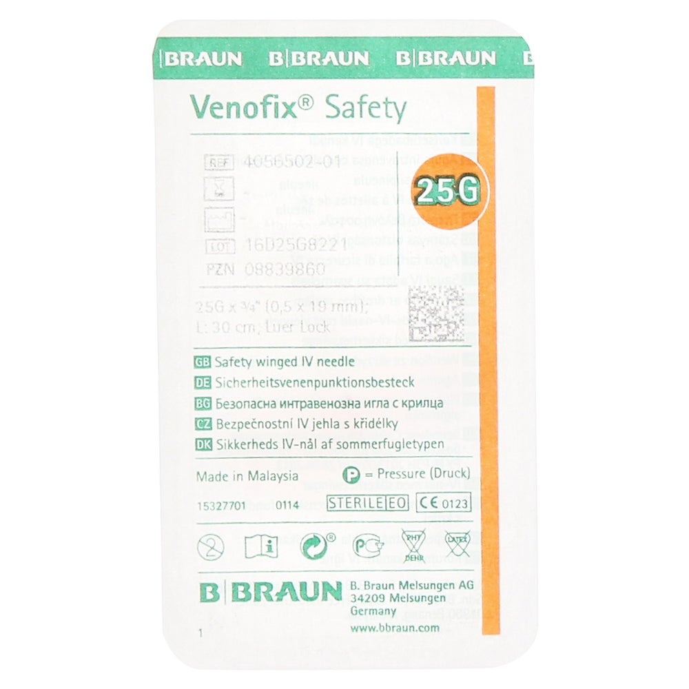 Venofix Safety Venenpunkt.25 G 0,5x19mm 1 St