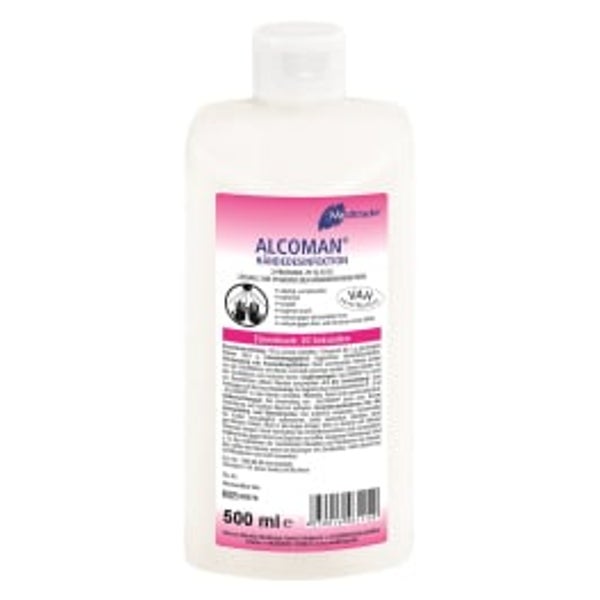 Meditrade ALCOMAN® Händedesinfektionsmittel – Hygienische und chirurgische Händedesinfektion 500 ml