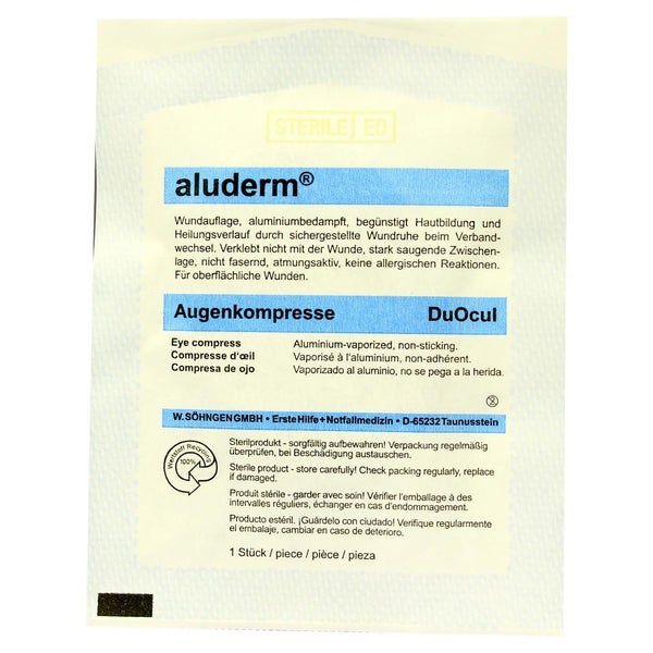 Söhngen aluderm Augenkompressen DuOcul, steril 1 St