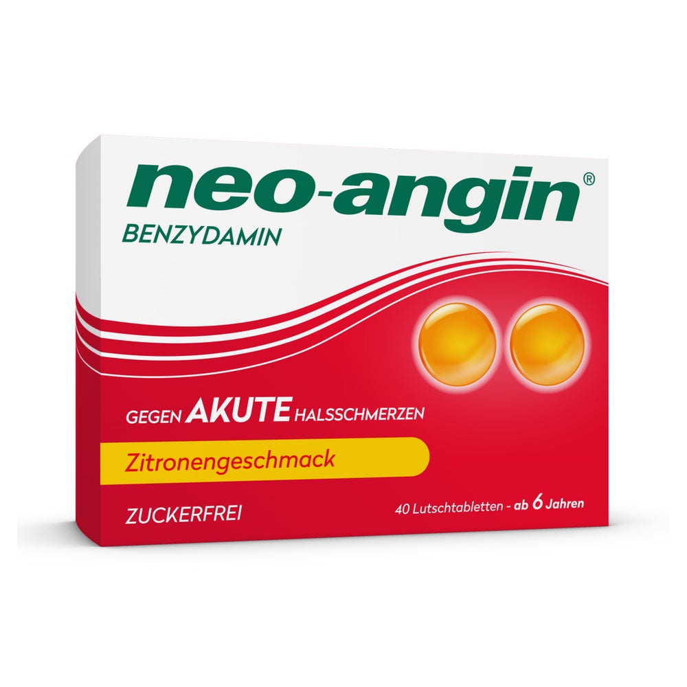 neo-angin Benzydamin Zitronen-Geschmack 40 St