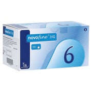 Novofine 6 Kanülen 0,25x6 mm 31 G 100 St