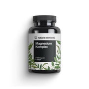 Produktabbildung: Magnesium Komplex - Premium: Aus 5 hochwertigen Verbindungen - 400mg elementares Magnesium pro Tagesdosis - Laborgeprüft, vegan, hochdosiert 180 St
