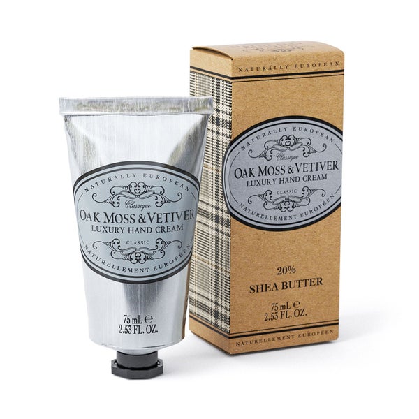 Naturally European Handcreme Oak Moss & Vetiver mit 20% Shea Butter 75 ml