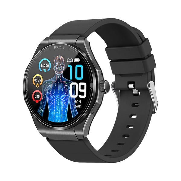 Knauermann PRO 3 (2024) Gesundheitsuhr mit Telefon & Notruffunktion SOS Taste 1 St