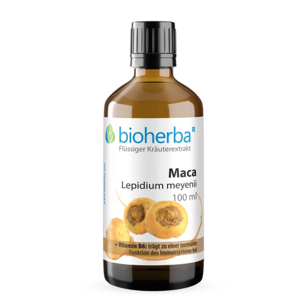 Bioherba Maca Lepidium meyenii Tropfen Tinktur 100 ml