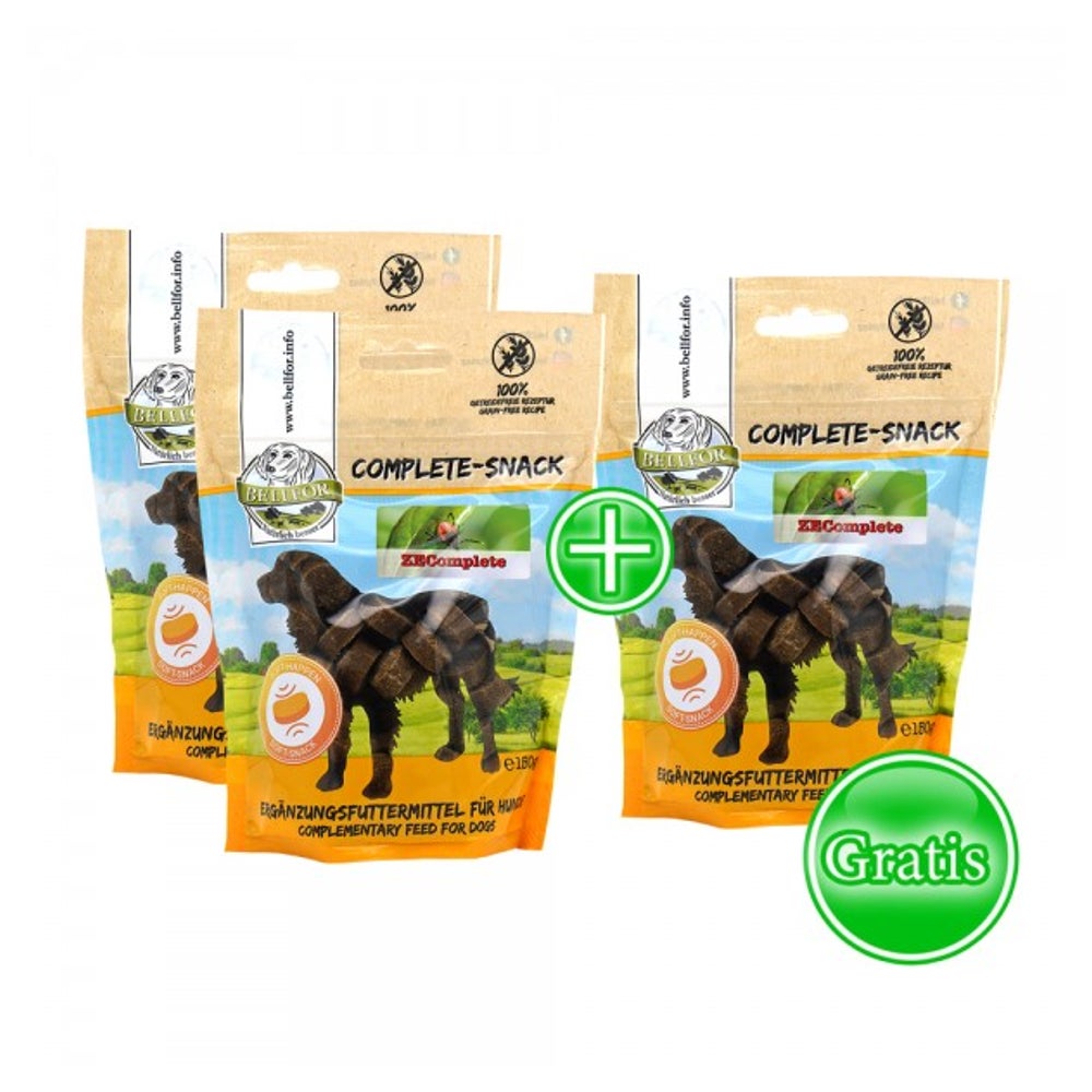 Bellfor ZEComplete Set für Hunde Zeckenmittel 3x150g 600 g