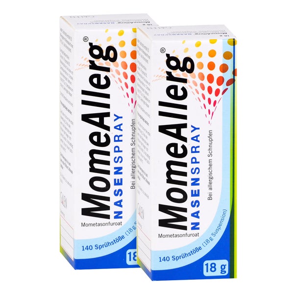 Momeallerg Nasenspray 50 µg Doppelpack 2X18 g