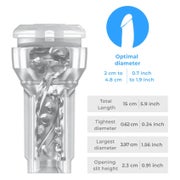 Kiiroo - Feel Pocket Stroker Kristall Von Kiiroo Transparent 1 St