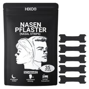 HIXO Nasenpflaster Schlaf & Sport Schwarz 35 St