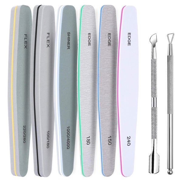 Professionelles 6 Stücke Nagelfeilen Set Maniküre Pediküre K 1 St