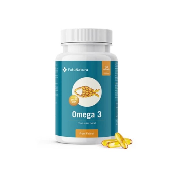 FutuNatura Omega-3-Plus 1000 mg mit Vitamin E 150 St