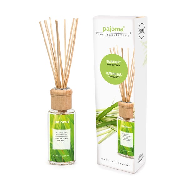 pajoma® Raumduft 100 ml inkl. Duftstäbchen, Lemongras 100 ml