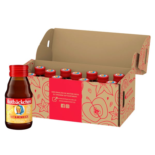 Rotbäckchen Kraftpaket Vitaminkick Shot 14 x 60ml 840 ml