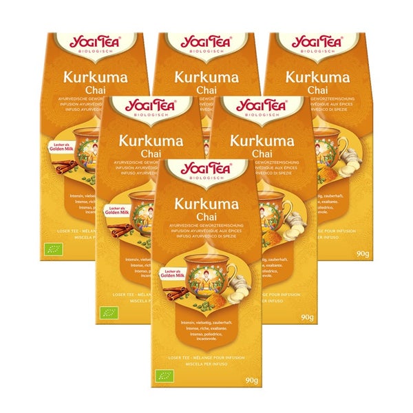 Yogi Tea - Kurkuma Chai loser Bio Gewürztee | 6x90g lose 17 St