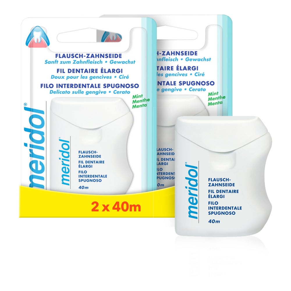 meridol Flausch-Zahnseide mit frischem M 2 St