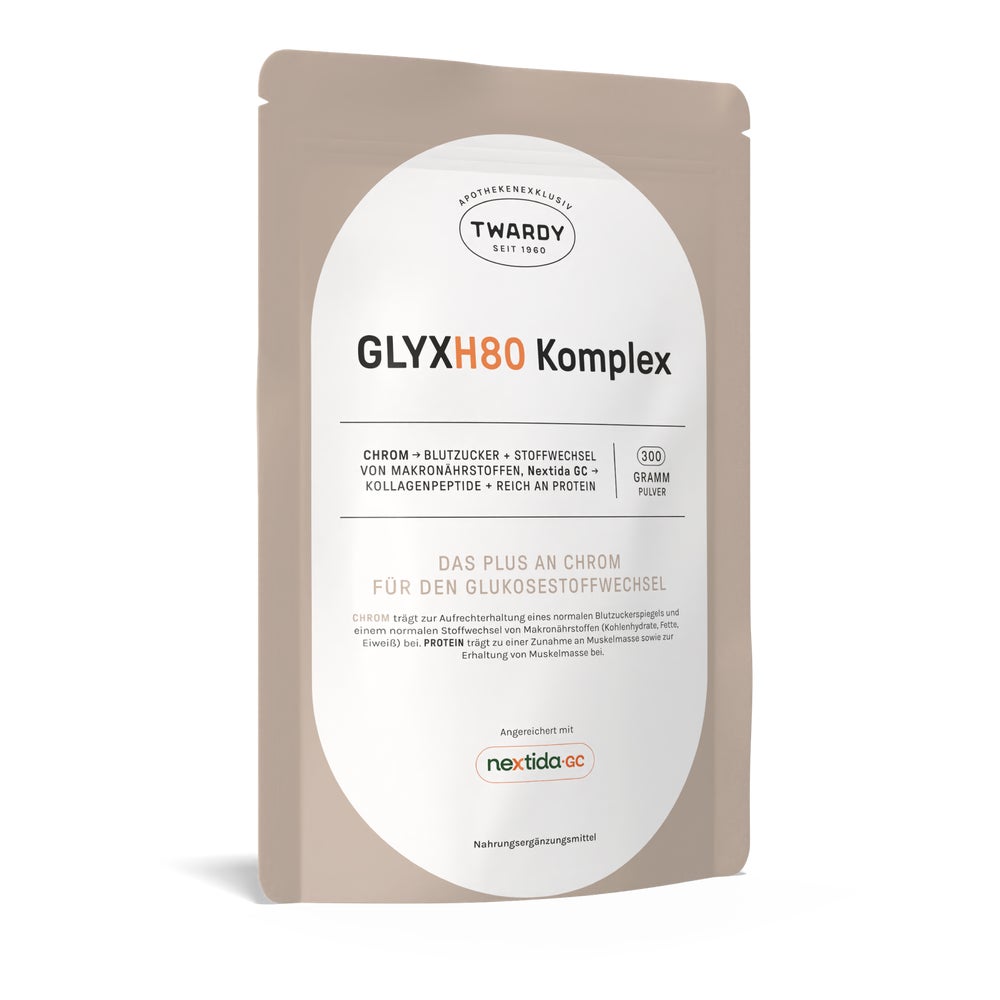 Glyxh80 Komplex Kollagenpeptide & Chrom Pulver 300 g