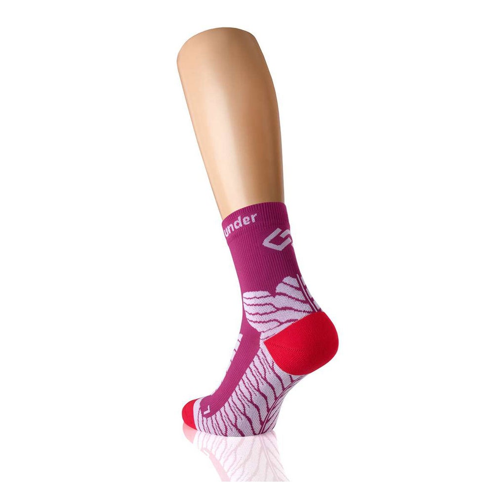 UNDER PRESSURE SOCKX | halbhohe Socken mit Kompression (1 Paar) 43-46 / rose