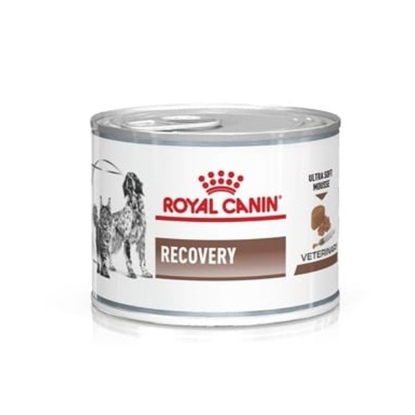 ROYAL CANIN Vet dog cat recovery Diät-Alleinfuttermittel für ausgewachsene Hunde und ausgewachsene Katzen 0,195 kg