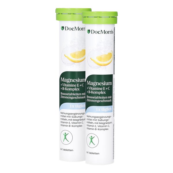 DocMorris Magnesium Brausetabletten Duo 2X14 St