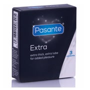 Produktabbildung: «Extra» extra starke Kondome für mehr Schutz (3 Kondome) 3 St