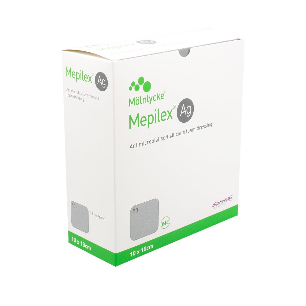 Mepilex Ag Schaumverband 10x10 cm steril 10 St