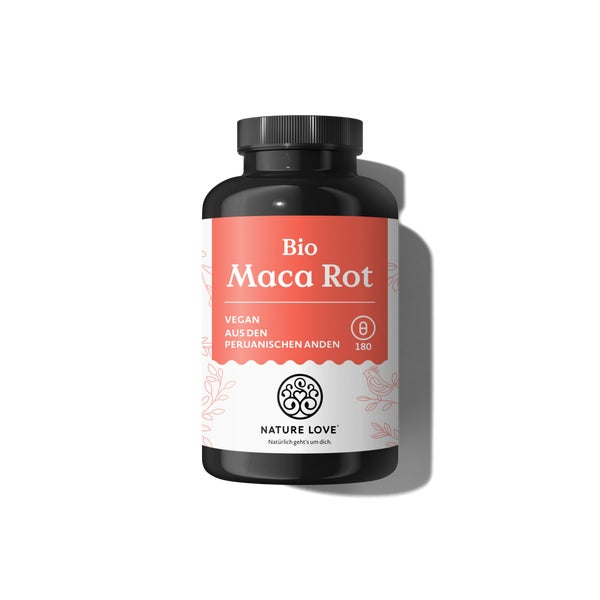 Maca Rot Bio 180 Kapseln Nature Love  St