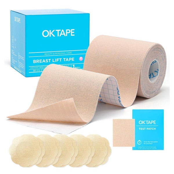 OK TAPE Klebe BH Push Up | Rückenfrei & Trägerlos | Unsichtbar für Kleider |