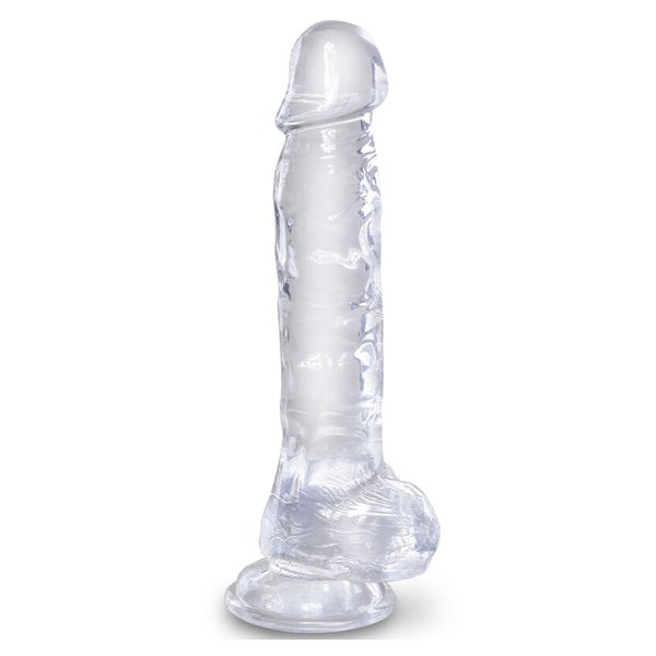 King Cock - Clear Realistischer Penis mitEieren
