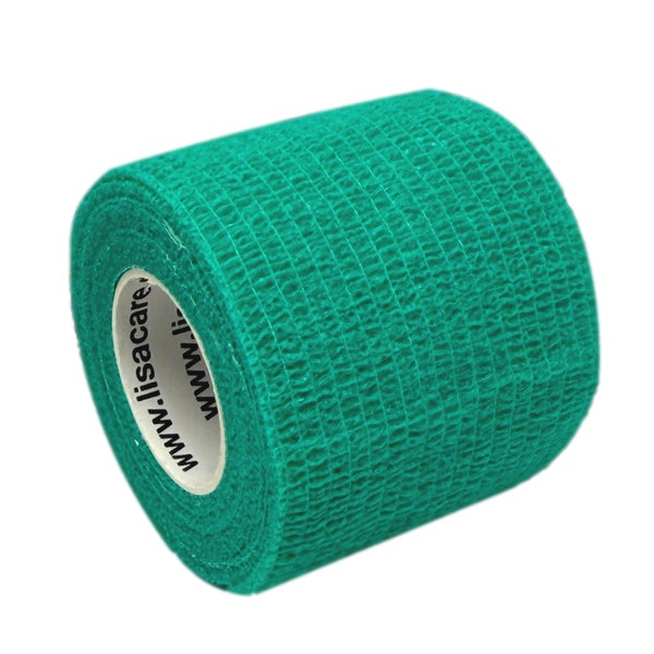 LisaCare selbstklebender Verband - Türkis - 5cm x 4,5m 1 St