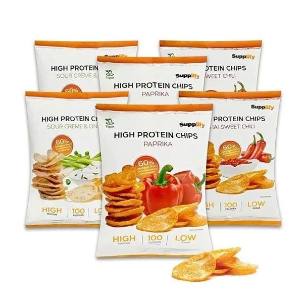 Supplify High Protein Chips 6 x 50g 350 ml