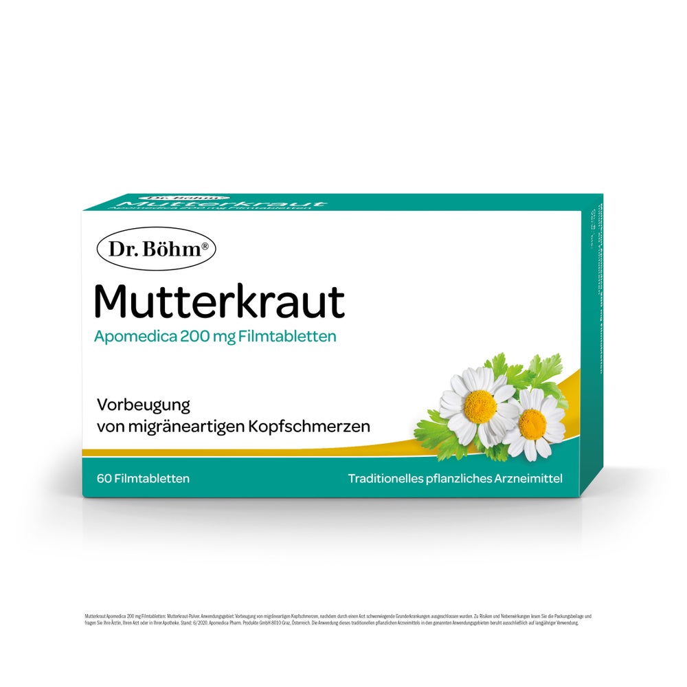 Dr. Böhm Mutterkraut Apomedica 200 mg 60 St
