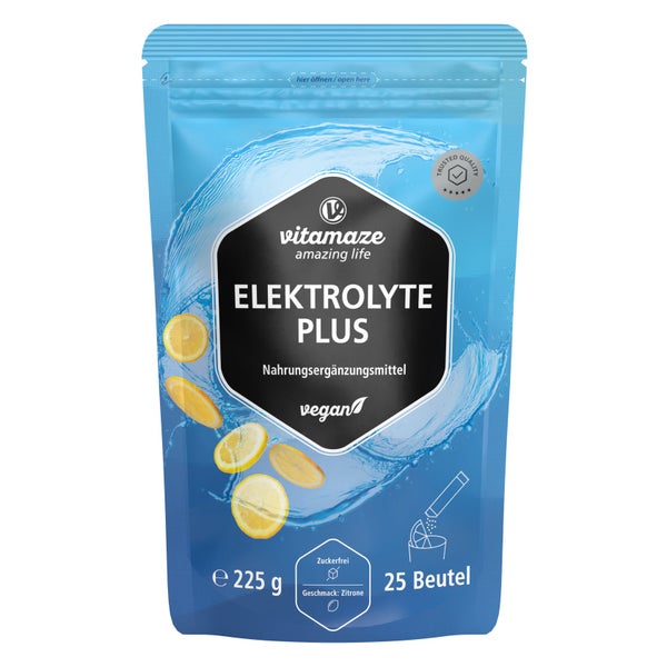 Elektrolyte Plus Vitamin C+b-vitamine Zitrone Plv. 25X9 g