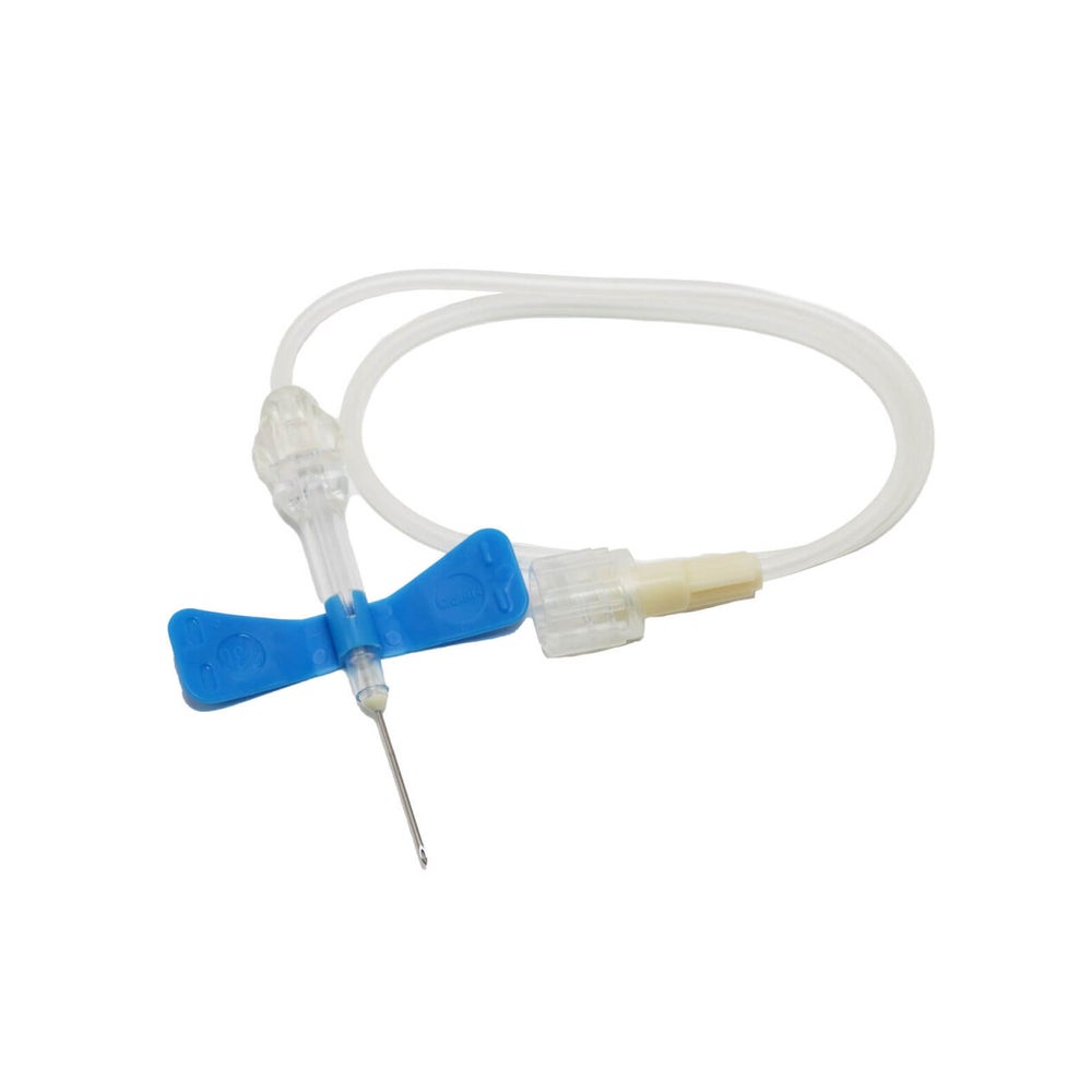 B. Braun Venofix Safety Venenpunktionsbesteck 23G, 30 cm, Blau 1 St