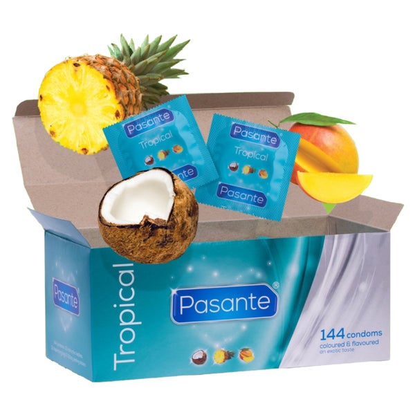 Pasante - Kondome mit tropischen Aromen 144 St