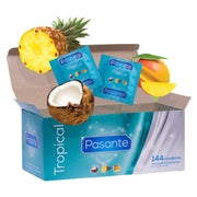 Pasante - Kondome mit tropischen Aromen 144 St