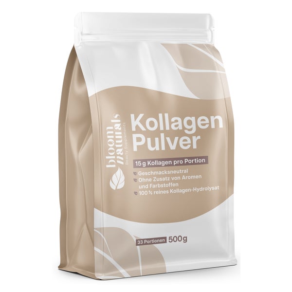 Kollagen Hydrolysat Pulver 500g - Bloom Naturals 500 g
