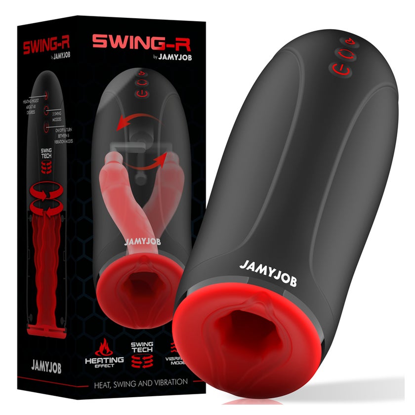 Jamyjob - Swing-r - Heizeffet und Vibrations-Masturbator 1 St online kaufen 