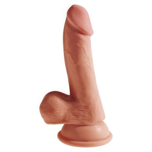King Cock - Plus 3d Dildo mitEier