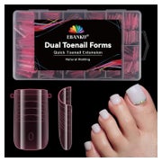 Nagelformen Polygel Tips Zehen quadratisch 12 Größen rosa 24 1 St