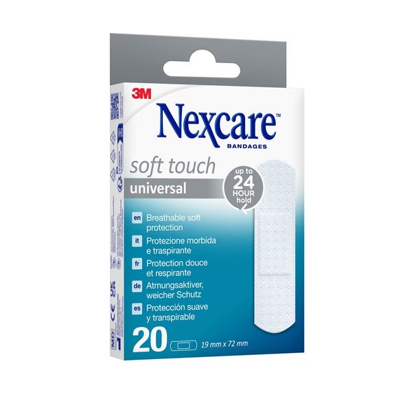 Nexcare Universal Soft Touch Pfl.strips19x72 Mm 20 St