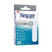 Nexcare Soft Touch Universal Pflaster, 19 mm x 72 mm 20 St
