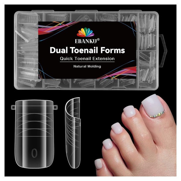 Polygel Tips Nagelformen Zehen Nagelverlängerung Set 12 240P 1 St