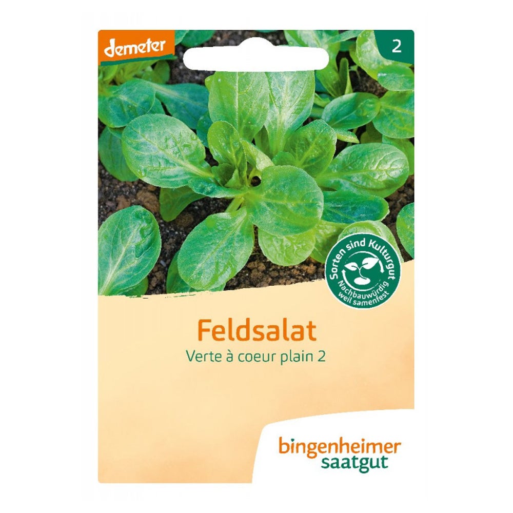 Bingenheimer Saatgut - Feldsalat Verte à coeur plein 2