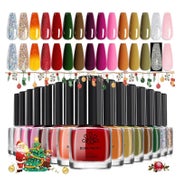 Nagellack Set schnelltrocknend orange 15 Farbens Braun Rot G 1 St