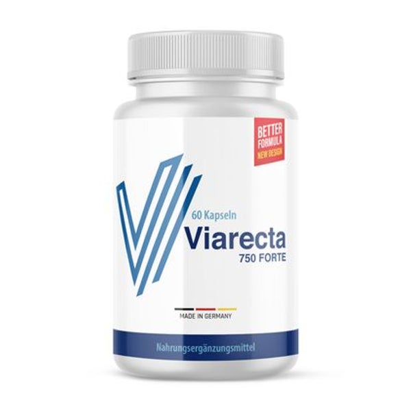 Viarecta 750 Forte | Vitalität | Kapseln | Für Männer 60 St